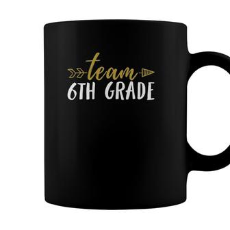 Team 6Th Grade Preschool Teacher Student Arrow Coffee Mug - Seseable