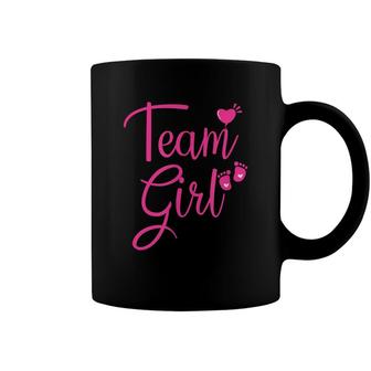 Team Girl Gender Reveal Baby Shower Team Pink Coffee Mug - Seseable