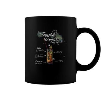 Tequila Sunrise Cocktail Ingredients Cool Bartender Coffee Mug | Mazezy