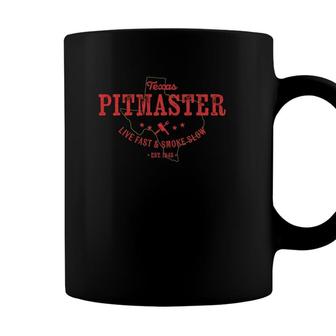 Texas Bbq Pitmaster For Meat Smoking Grilling Barbecuing Dad Coffee Mug - Seseable