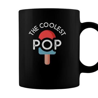 The Coolest Pop Funny Dad For Dad Fathers Day Coffee Mug - Seseable