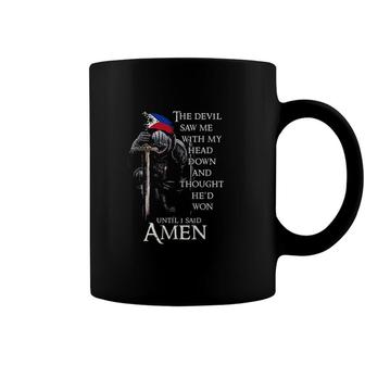 The Devil Saw Me With My Head Down And Thought Special 2022 Gift Coffee Mug - Seseable