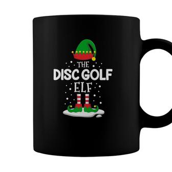 The Disc Golf Elf Christmas Family Matching Costume Pjs Cute Coffee Mug - Seseable