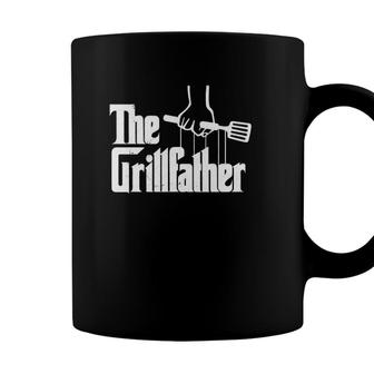 The Grillfather Dad Chef Grilling Grill Master Bbq Coffee Mug - Seseable