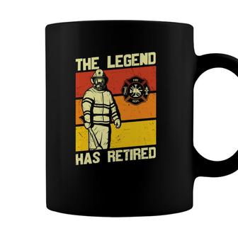 The Legend Has Retired Firefighter Meaningful Gift Coffee Mug - Seseable
