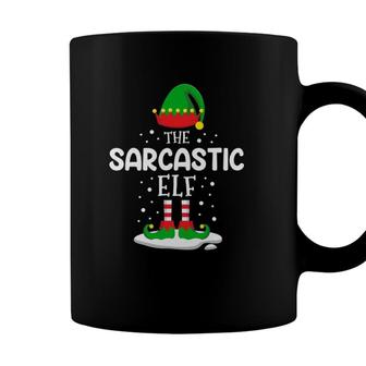 The Sarcastic Elf Christmas Family Matching Costume Pjs Coffee Mug - Seseable