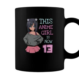 This Anime Girl Is Now 13 Years Old Birthday Girl Kawaii Coffee Mug - Seseable