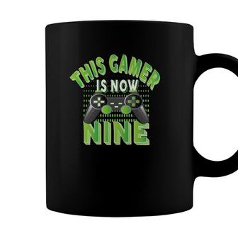 This Gamer Is Now Nine Years Old Boy Video Game Lover Party Coffee Mug - Seseable