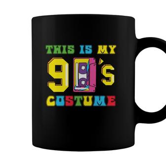 This Is My 90S Costume Mixtape Colorful Gift 80S 90S Coffee Mug - Seseable