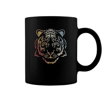 Tiger Head Tiger Retro Style Vintage Coffee Mug | Mazezy