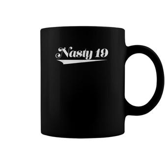 Top That Says - Nasty 19 Funny Cute 19Th Birthday Coffee Mug | Mazezy DE