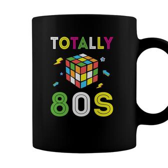 Totally 80S Rubik Graphic Gift Funny 80S 90S Styles Coffee Mug - Seseable