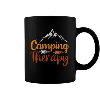 Travel Lover Always Has Camping Therapy In Every Exploration Coffee Mug - Seseable