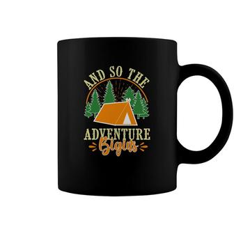 Travel Lover Loves Exploration And So The Adventure Begins Coffee Mug - Seseable