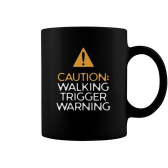 Trigger Warning Warns Those Easily Triggered Coffee Mug | Mazezy