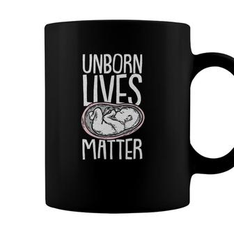 Unborn Lives Matter Anti-Abortion Conservative Pro-Life Gift Coffee Mug - Seseable