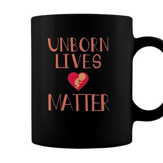 Unborn Lives Matter Fetus Graphic - Anti-Abortion Pro-Life Coffee Mug - Seseable
