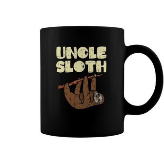 Uncle Sloth Funny Fathers Day Animal Lover Coffee Mug | Mazezy