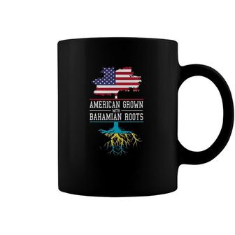 United States Inspired American Grown With Bahamian Roots Coffee Mug | Mazezy