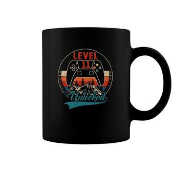 Unlocked Level 11 Birthday 11 Years Old Video Game Controller Coffee Mug | Mazezy
