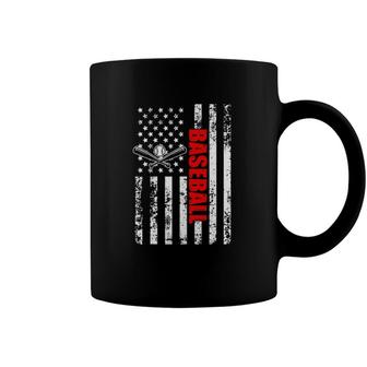 Us American Flag Baseball Patriotic Baseball Coffee Mug | Mazezy