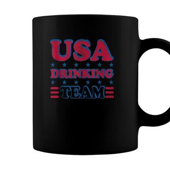 Usa Drinking Team 4Th Of July Independence Day Drunk Funny Coffee Mug - Seseable