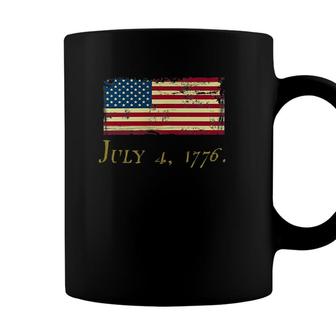 Usa Flag Patriotic With Bill Of Rights 4Th Of July Coffee Mug - Seseable