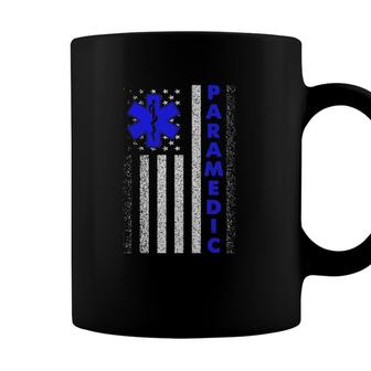Usa Independence Day July 4Th American Flag Paramedic Emt Coffee Mug - Seseable