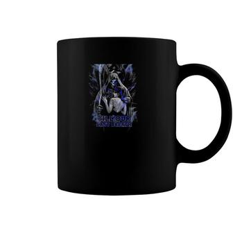 Valentines Day Grim Reaper Hugging Tattooed Girl Till Our Last Breath Coffee Mug | Mazezy UK