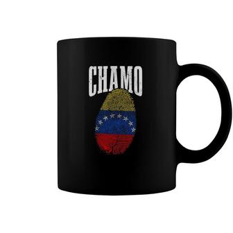 Venezuela Chamo Fingerprint Dna Venezuelan Flag Pride Coffee Mug | Mazezy