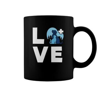Vet Tech Love Animal Veterinary Veterinarian Technician Coffee Mug | Mazezy