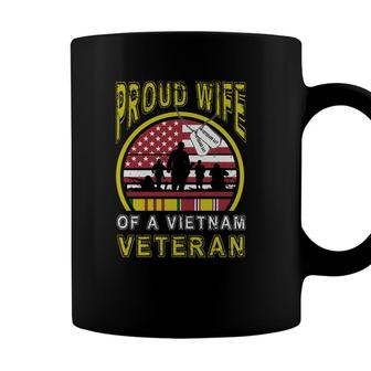 Veteran 2022 Proud Wife Of A Vietnam Veteran Coffee Mug - Seseable