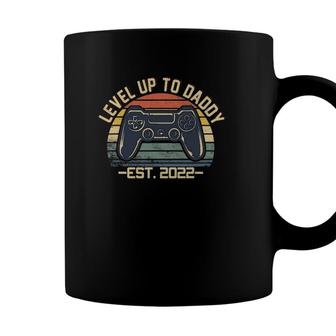Video Game Level Up To Daddy 2022 New Dad Fathers Day Coffee Mug - Seseable
