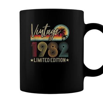 Vintage 1982 40Th Birthday Gift 40 Years Old Limited Edition Coffee Mug - Seseable