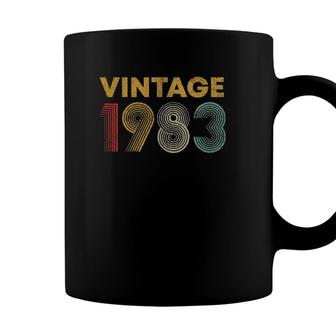 Vintage 1983 38Th Birthday Gift Men Women 38 Years Old Coffee Mug - Seseable