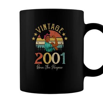 Vintage 2001 African Women Black 21 Years Old 21St Birthday Coffee Mug - Seseable
