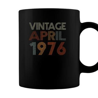 Vintage April 1976 Retro Style 45 Years Old 45Th Birthday Coffee Mug - Seseable
