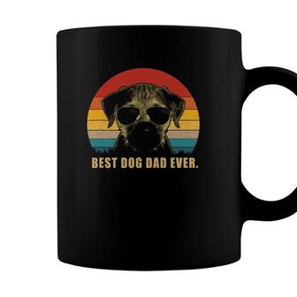 Vintage Best Dog Dad Ever Border Terrier S Coffee Mug - Seseable