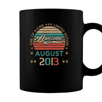 Vintage Birthday Awesome Since August 2013 Limited Edition Coffee Mug - Seseable