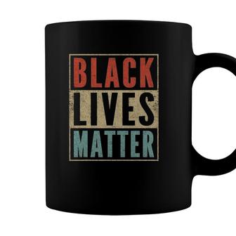 Vintage Black Lives Matter Retro 70S 80S Style Blm Coffee Mug - Seseable