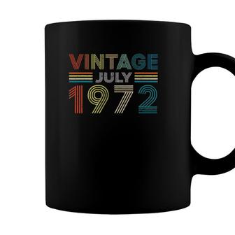 Vintage Born In July 1972 Man Myth Legend 49 Years Old Coffee Mug - Seseable
