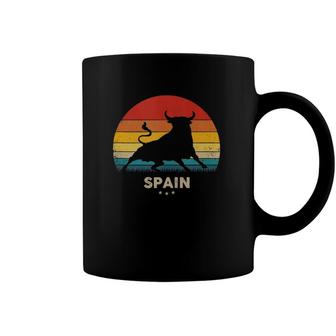 Vintage Bull Silhouette Spain Coffee Mug | Mazezy