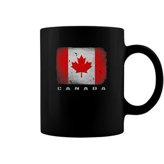 Vintage Canada Canadian Flag Gift Coffee Mug | Mazezy