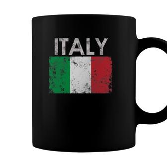 Vintage Italy Italia Italian Flag Pride Gift Coffee Mug - Seseable
