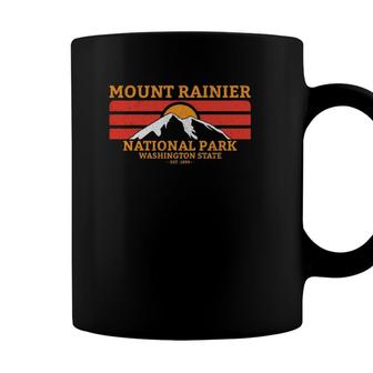 Vintage National Park Mount Rainier National Park Coffee Mug - Seseable