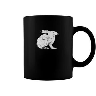 Vintage Rabbit Classic Distressed Rabbi Coffee Mug - Monsterry