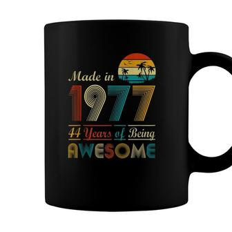 Vintage Retro Made In 1977 44Th Birthday 44 Years Old Gifts Coffee Mug - Seseable