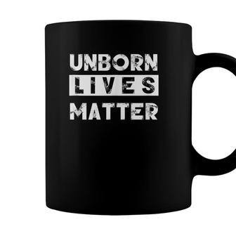 Vintage Unborn Lives Matter - Pro-Life Anti-Abortion Gift Coffee Mug - Seseable