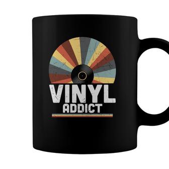Vinyl Addict Cd Retro Vintage 80S 90S Styles Coffee Mug - Seseable
