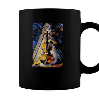 Violin Painting Violinist Music Orchestra String Player Art Coffee Mug - Seseable